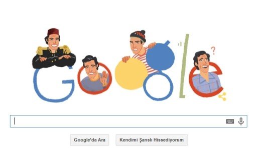 Google'dan Kemal Sunal Doodle'ı