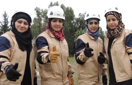 Suriye'nin Beyaz Baretli Kadınlarından Yardım Çağrısı