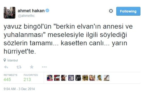 Ahmet Hakan, Yavuz Bingöl Kaydını Yayınlayacak