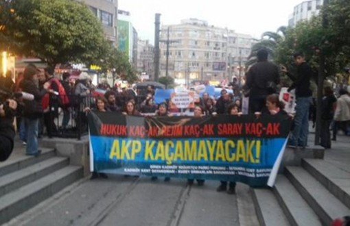 Kadıköy'de "Ak Saray" Protestosu