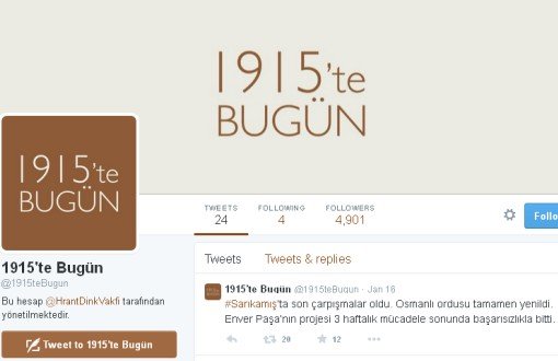 Twitter Account Aims to Remind “Today in 1915” 