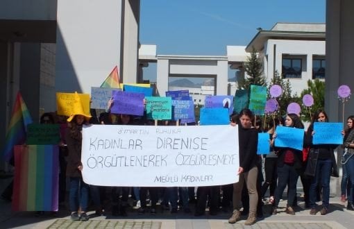 Mersin Üniversitesi’nde 8 Mart Yürüyüşü