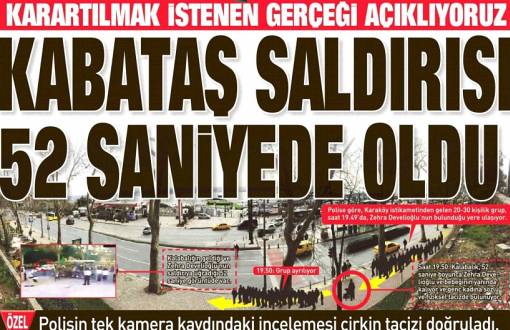 Sabah Newspaper Claims to Have Found Kabataş Incident Evidence