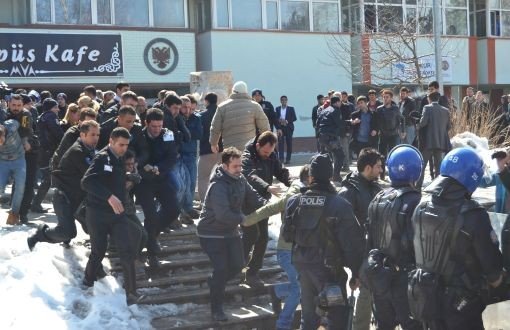 Erzurum Atatürk Üniversitesi’nde Berkin Elvan Anmasına Polis Saldırısı