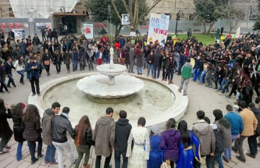 İstanbul Üniversitesi’nde Polis Newroz Halayını Dağıttı