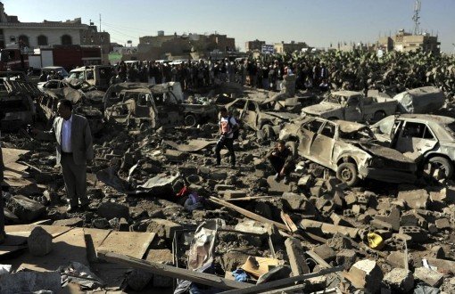 Yemen Bombardımanında Siviller Vuruldu