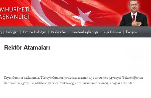 Erdoğan 34 Rektör Atamasının 13’ünde Üniversite Seçimini Yok Saydı