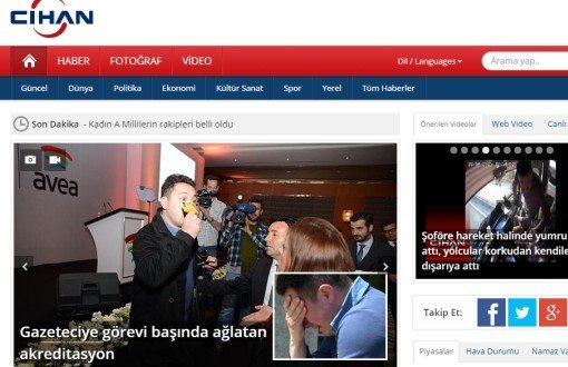Cihan Haber Ajansı Ekibi Talimatla Yaka Paça Atıldı