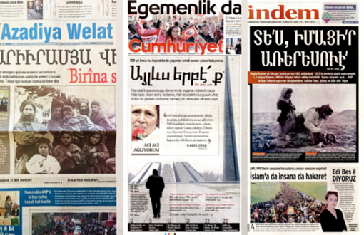 Üç Gazete Ermenice Manşetle Çıktı