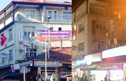 Bartın’da HDP Binasına Saldırı
