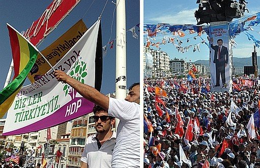 İzmir'de HDP ve AKP Mitinginin "Ses" Farkı