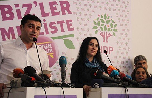 HDP Eş Genel Başkanları: Söz Verdik, AKP ile Koalisyon Yok