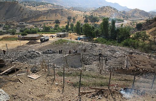 TSK Zergele Köyü'nü Bombaladı, 10 Kişi Öldü