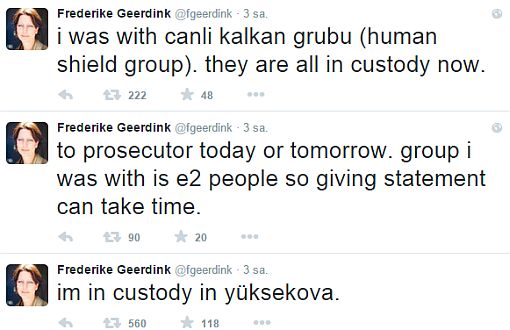Gazeteci Geerdink Yüksekova’da Gözaltına Alındı