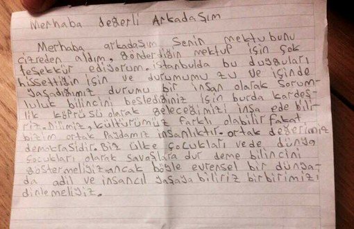 Cizre'deki Arjen'den İstanbul'a Mektup Var: Biz Ülke Çocukları...