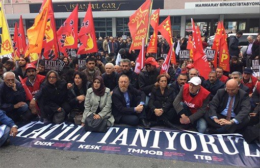 Beyazıt'ta Ankara Protestosuna Polis Engeli