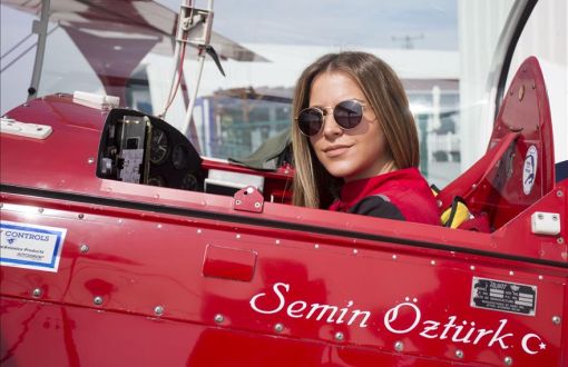 Türkiye'nin En Genç Kadın Akrobasi Pilotu Semin Öztürk