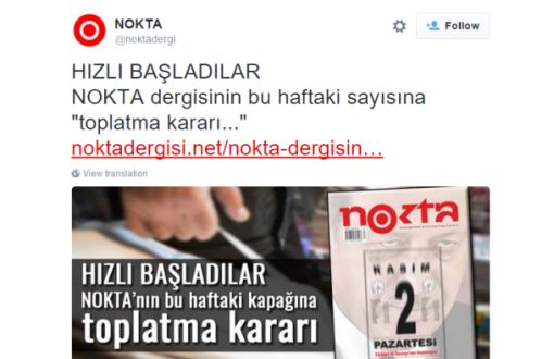 Nokta'nın Yeni Sayısı da Toplatıldı, İki Gazeteci Gözaltında