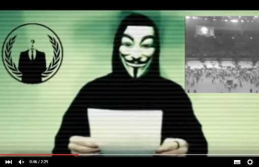 Anonymous'tan IŞİD'e Paris Saldırısı Uyarısı