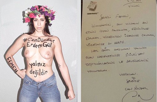 Can Dündar'dan FEMEN'e: İsimlerimiz En Etkili İsyan Panosunda