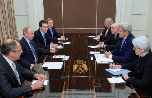 Kerry, Putin ve Lavrov Görüşmesinden Suriye'de İşbirliği Mesajı