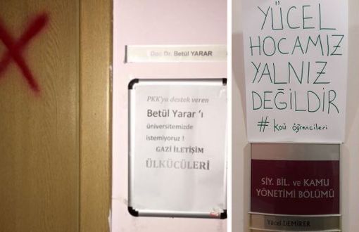 Kocaeli Üniversitesi Öğrencileri: Hocalarımız Yalnız Değildir