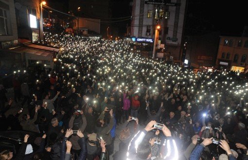 Protest With Lights in Cerattepe