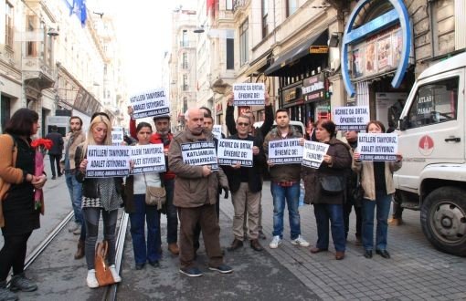 Victims’ Families of Ankara, Suruç, Gezi on İstiklal Street