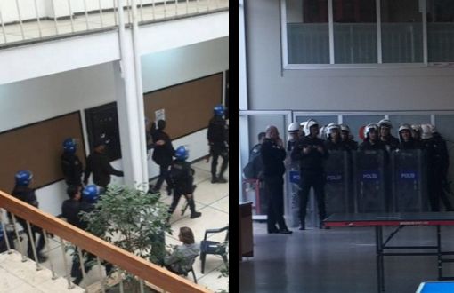 Police Enter Universities of Ankara, Mimar Sinan