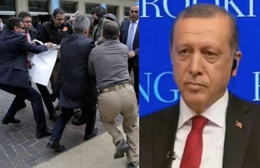 Erdoğan Brookings'te Konuştu, Korumaları Gazetecilere Saldırdı 