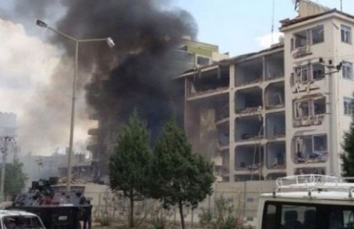 Explosion in Front of Midyat Security Directorate
