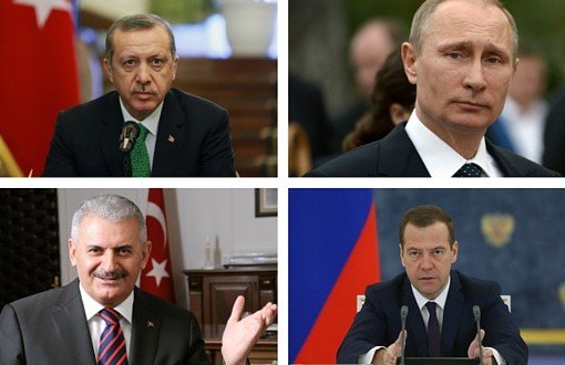 Erdoğan, Yıldırım Send Letter to Putin, Medvedev