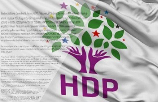 HDP’den Ortak Savunma Metni