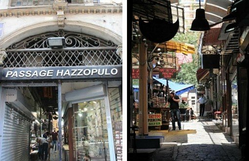 Tarihi Hazzopulo Pasajı’nda Dükkanlara Kapatma Tehdidi