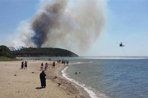 Gelibolu Yarımadası'nda Yangın