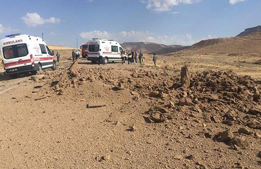 Attack on Vehicle Carrying Law Enforcers, Village Guards in Mardin