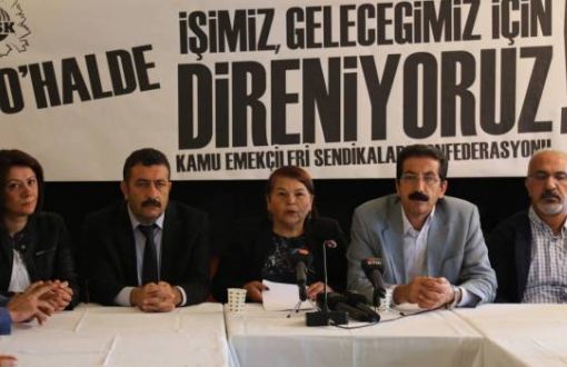 KESK İhraç ve KHK'lara Karşı Ankara'ya Yürüyor