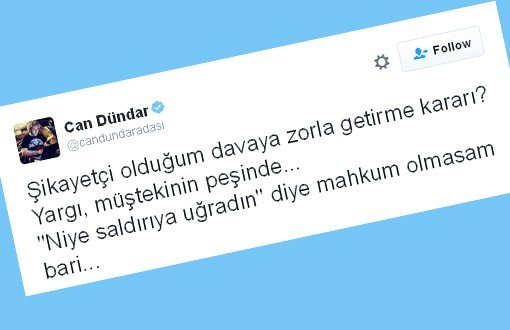 Court Order to Bring Can Dündar by Force