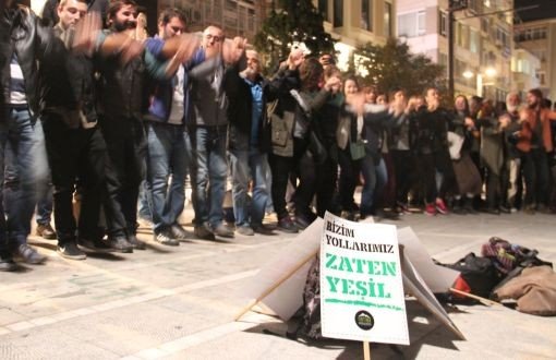 Protest in Kadıköy Against ‘Green Road’ Project