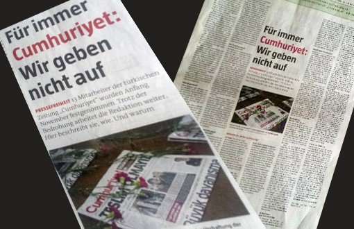 Almanya Medyasından Cumhuriyet’le Dayanışma