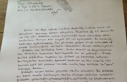 Yüksekdağ'dan 25 Kasım Mektubu: Kadın, Yaşam, Özgürlük