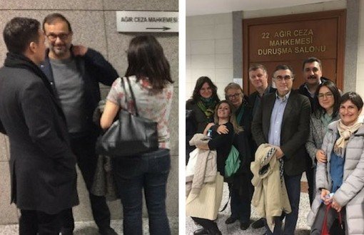 Özgür Gündem Nöbetçi'lerinden Hasan Cemal ve Yıldırım Türker Hakim Karşısında