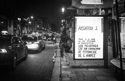 Paris'te 25 Kasım: Öldürülen Kadınların İsimleri Panolarda