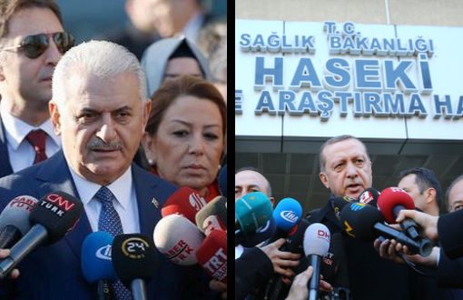 Erdoğan ve Yıldırım'dan Yaralıları Ziyaret Sonrası Açıklamalar