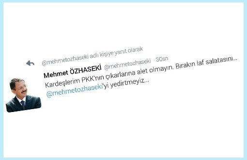 HDP'li Doğan, Bakan Özhaseki'ye "Özhaseki'yi Yedirtmeyiz" Tweetini Sordu