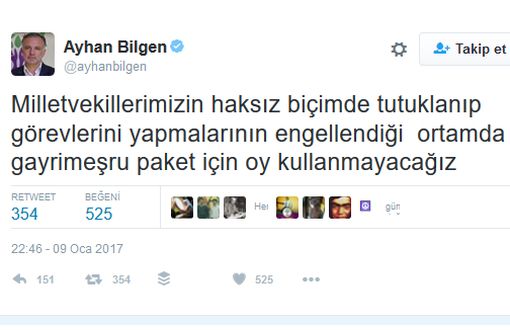 HDP wê dengdana bo guhertina makeqanûnê boykot bike