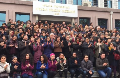 Ankara Üniversitesi'nde Rektör İbiş Protestosu