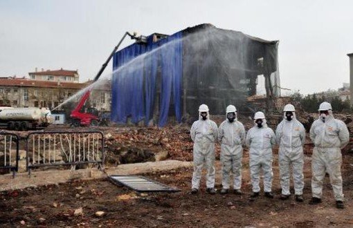 Asbestli Havagazı Fabrikası'nın Yıkımı Durduruldu