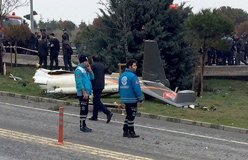 İstanbul'da Yolcu Helikopteri Düştü