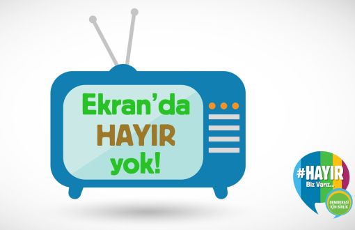 Axiftinên di TVyê de yên ji bo referandûmê: Erdogan 53 siet, CHP 17 siet, HDP 33 deqîqe